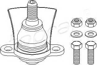 TOPRAN 109 317 Несущий / направляющий шарн