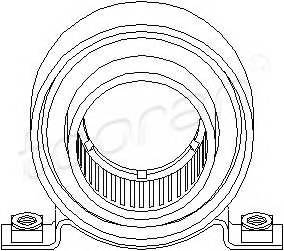 TOPRAN 200 786 Подвеска, карданный вал