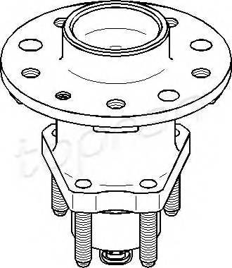 TOPRAN 205 774 Ступица колеса
