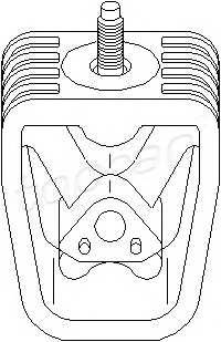 TOPRAN 400 481 Подвеска, двигатель