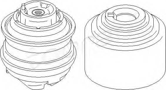 TOPRAN 407 836 Подвеска, двигатель
