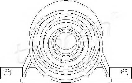 TOPRAN 500 042 Підвіска, карданний вал