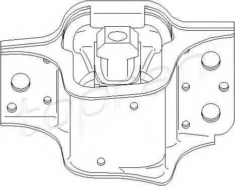 TOPRAN 700 526 Подвеска, двигатель