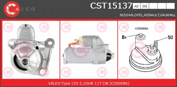 CASCO CST15137AS Стартер