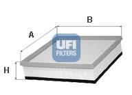 UFI 3037400 Повітряний фільтр UFI 3037400 Повітряний фільтр