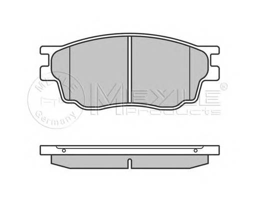 MEYLE 025 242 4616/W Комплект тормозных колодок... MEYLE 025 242 4616/W Комплект тормозных колодок...