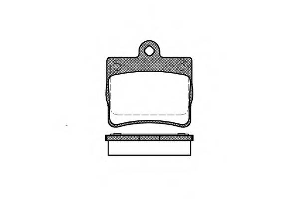 REMSA 0630.00 Комплект тормозных колодок...