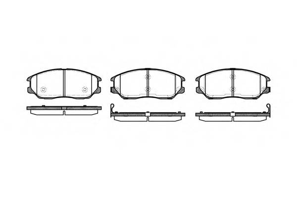 REMSA 1085.02 Комплект тормозных колодок... REMSA 1085.02 Комплект тормозных колодок...