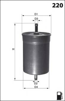 MECAFILTER ELE6010 Топливный фильтр MECAFILTER ELE6010 Топливный фильтр
