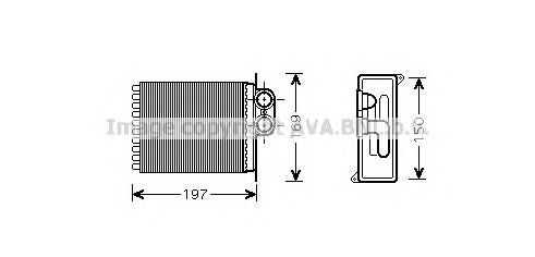 AVA QUALITY COOLING MSA6400 Теплообменник, отопление с