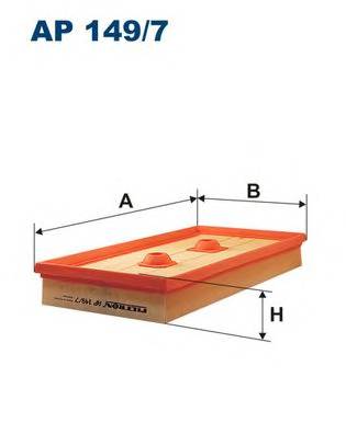 FILTRON AP149/7 Повітряний фільтр FILTRON AP149/7 Повітряний фільтр