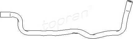 TOPRAN 111 985 Шланг радиатора