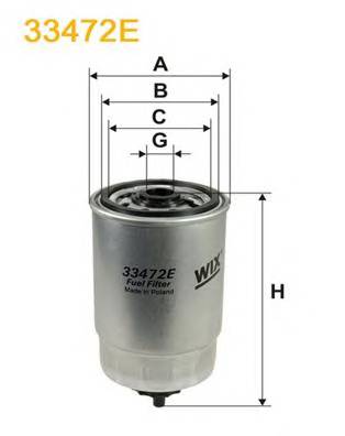 WIX FILTERS 33472E Топливный фильтр WIX FILTERS 33472E Топливный фильтр