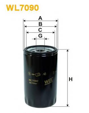 WIX FILTERS WL7090 Масляный фильтр