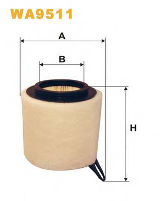 WIX FILTERS WA9511 Воздушный фильтр