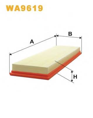 WIX FILTERS WA9619 Воздушный фильтр WIX FILTERS WA9619 Воздушный фильтр