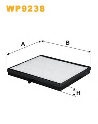 WIX FILTERS WP9238 Фильтр, воздух во внутренно... WIX FILTERS WP9238 Фильтр, воздух во внутренно...