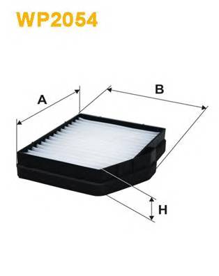 WIX FILTERS WP2054 Фильтр, воздух во внутренно... WIX FILTERS WP2054 Фильтр, воздух во внутренно...