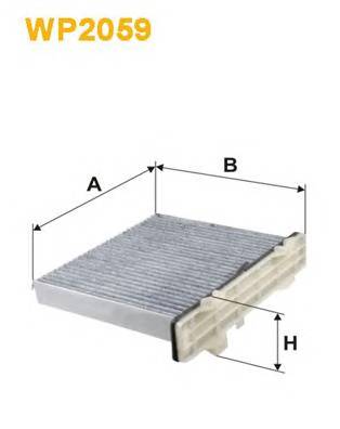 WIX FILTERS WP2059 Фільтр, повітря у внутрішнь... WIX FILTERS WP2059 Фільтр, повітря у внутрішнь...