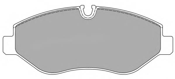 FREMAX FBP-1520 Комплект гальмівних колодо...