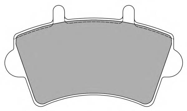 FREMAX FBP-1224 Комплект тормозных колодок