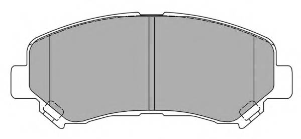 FREMAX FBP-1585 Комплект тормозных колодок