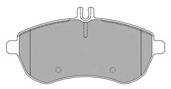 FREMAX FBP-1571 Комплект тормозных колодок...