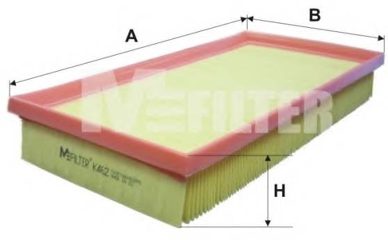 MFILTER K462 Фiльтр салону MFILTER K462 Фiльтр салону