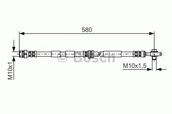 BOSCH 1 987 476 849 Тормозной шланг