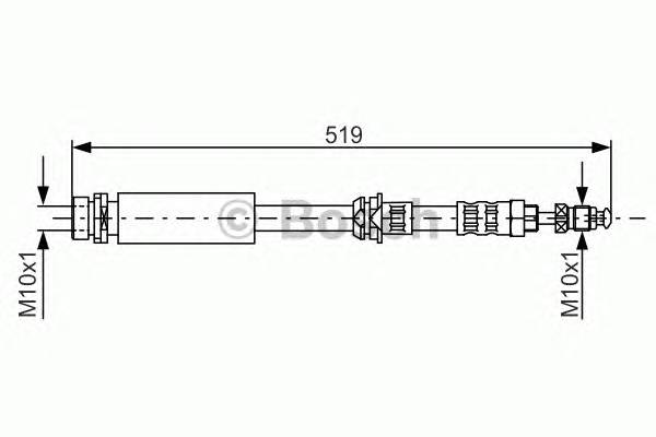 BOSCH 1 987 476 993 Тормозной шланг BOSCH 1 987 476 993 Тормозной шланг