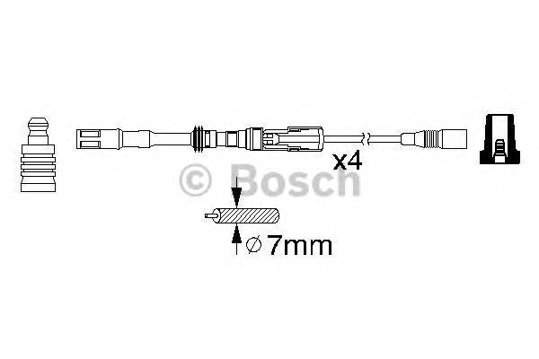 BOSCH 0 986 356 337 Комплект проводов зажигани
