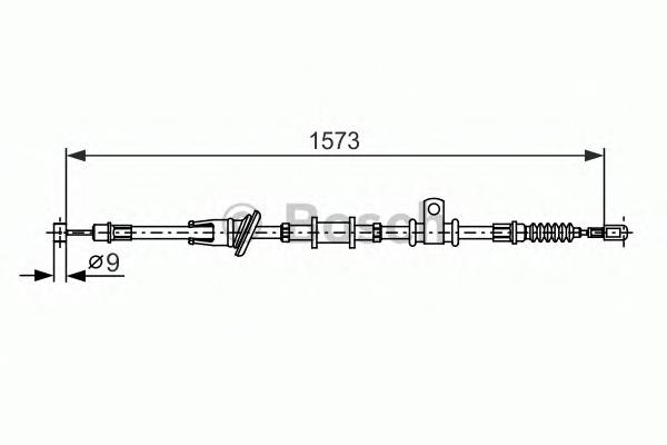 BOSCH 1 987 482 399 Трос, стояночная тормозная ... BOSCH 1 987 482 399 Трос, стояночная тормозная ...