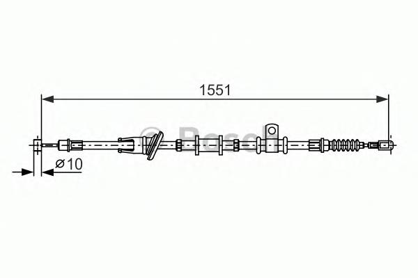 BOSCH 1 987 482 400 Трос, стояночная тормозная ... BOSCH 1 987 482 400 Трос, стояночная тормозная ...