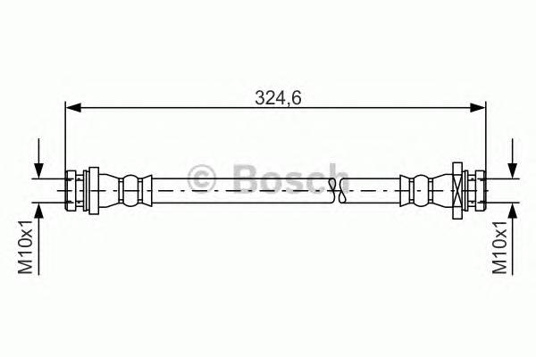 BOSCH 1 987 481 559 Гальмівний шланг BOSCH 1 987 481 559 Гальмівний шланг