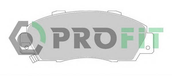 PROFIT 5000-0905 Колодки гальмівні дискові PROFIT 5000-0905 Колодки гальмівні дискові