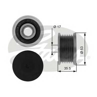 GATES OAP7110 Механізм вільного ходу ген...