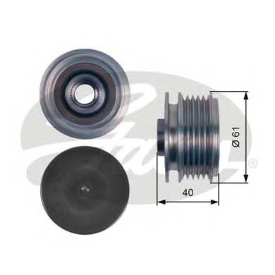 GATES OAP7117 Механізм вільного ходу ген... GATES OAP7117 Механізм вільного ходу ген...