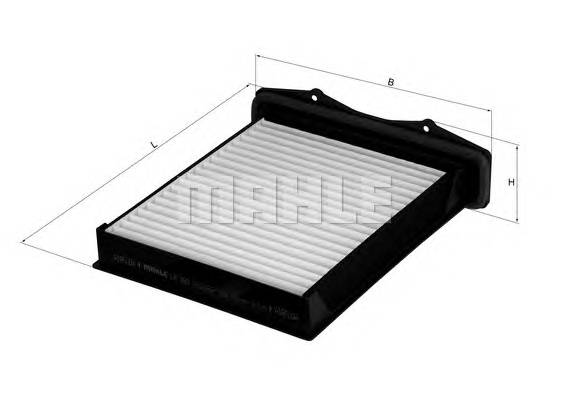 KNECHT LA 360 Фильтр, воздух во внутренно