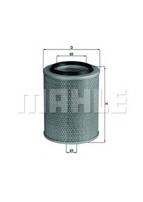 KNECHT LX 92 Повітряний фільтр KNECHT LX 92 Повітряний фільтр