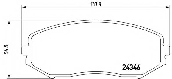 BREMBO P 79 018 Комплект тормозных колодок... BREMBO P 79 018 Комплект тормозных колодок...