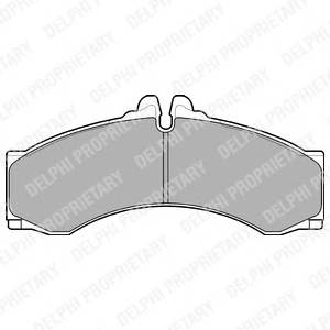 DELPHI LP1046 Комплект тормозных колодок