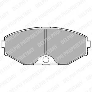 DELPHI LP1058 Комплект тормозных колодок... DELPHI LP1058 Комплект тормозных колодок...