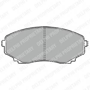 DELPHI LP1095 Комплект гальмівних колодо... DELPHI LP1095 Комплект гальмівних колодо...