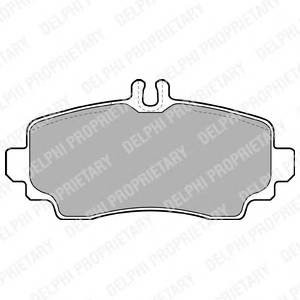 DELPHI LP1401 Комплект тормозных колодок... DELPHI LP1401 Комплект тормозных колодок...