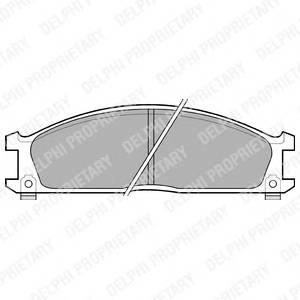 DELPHI LP543 Комплект тормозных колодок... DELPHI LP543 Комплект тормозных колодок...