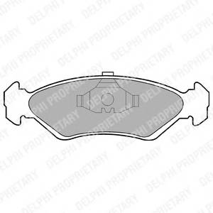 DELPHI LP591 Комплект тормозных колодок... DELPHI LP591 Комплект тормозных колодок...