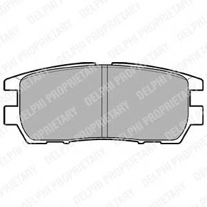 DELPHI LP954 Комплект тормозных колодок