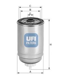 UFI 24.439.00 Топливный фильтр UFI 24.439.00 Топливный фильтр