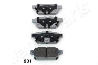 JAPANPARTS PP-801AF Комплект гальмівних колодо... JAPANPARTS PP-801AF Комплект гальмівних колодо...