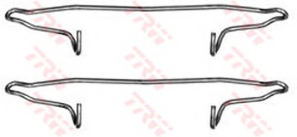 TRW PFK300 Комплектующие, колодки дис...